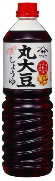 Yamasa Yuki Marudaizu Soy Sauce (1L) - Yamasa's Yuki Marudaizu soy sauce, brewed with the traditional 'marudaizu' method to extract maximum flavor and depth, ideal for enhancing the taste of various dishes with its rich umami profile, perfect for culinary enthusiasts seeking authentic Japanese flavor.