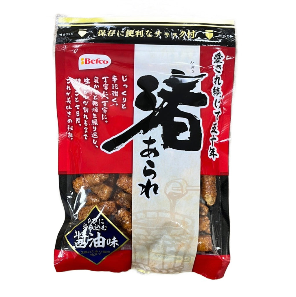 Befco Nagisa Arare - Befco's crunchy Japanese rice crackers, featuring a delicate blend of savory seasonings and a satisfying texture, perfect for enjoying as a classic snack or adding a flavorful crunch to your favorite dishes.