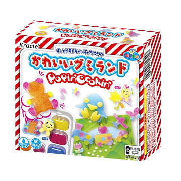Kracie Popin Cookin Gummy Land - Embark on a fun and tasty adventure with Kracie Popin Cookin Gummy Land! This Do-It-Yourself candy kit allows you to create your own colorful and delicious gummy treats in various shapes and flavors. Perfect for kids and adults alike, unleash your creativity and enjoy a sweet and entertaining culinary experience with Gummy Land.