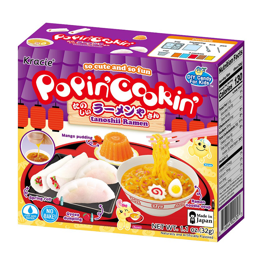 Kracie Popin Cookin Ramen - Embark on a culinary adventure with Kracie Popin Cookin Ramen! This Do-It-Yourself candy kit lets you create your own mini bowl of delicious ramen noodles, complete with savory broth and toppings. Perfect for a fun and interactive cooking experience, unleash your creativity and enjoy the whimsical charm of Popin Cookin Ramen.
