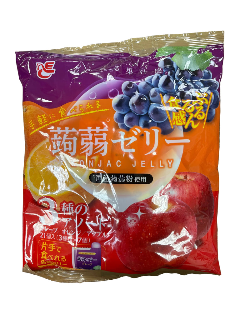 ♡あんじぇりか♡ ACE KONJAC JELLY 24P GRAPE, ORANGE, APPLE – Tomato Japanese Grocery