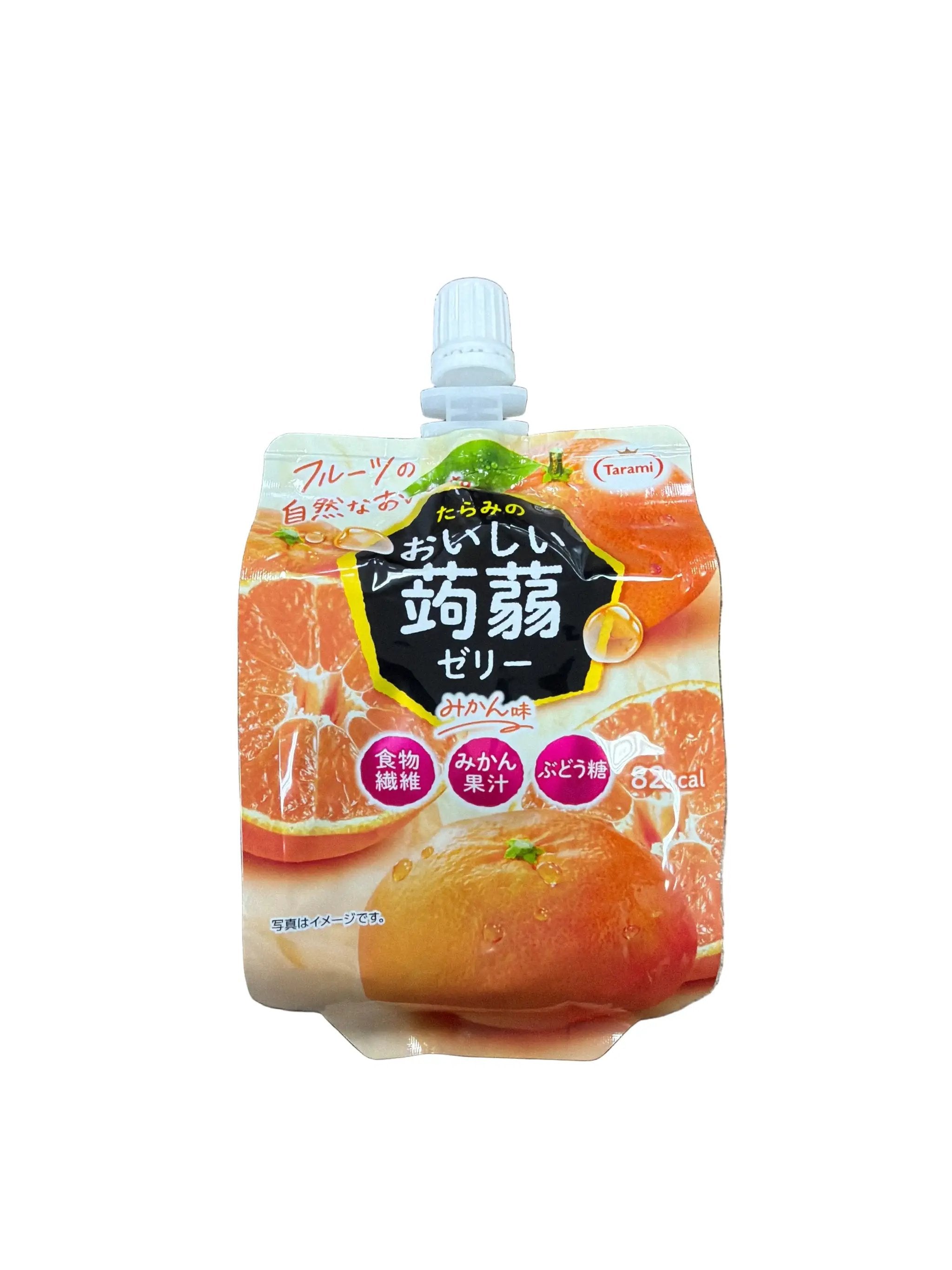 フェイスジェル・ゲル Chiaki Sakuma Tamari Oishi Konnyaku Jelly Mikan Snack Pack – Tomato Japanese Grocery