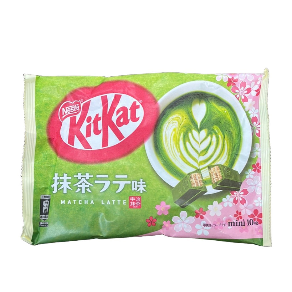 Indulge in the smooth and creamy flavor of NESTLE KIT KAT Matcha Latte. This delightful wafer bar blends the rich taste of matcha green tea with a hint of creamy latte, wrapped around the classic KIT KAT crunch. Perfect for matcha lovers and a soothing treat anytime. Enjoy a moment of tranquility in every bite!